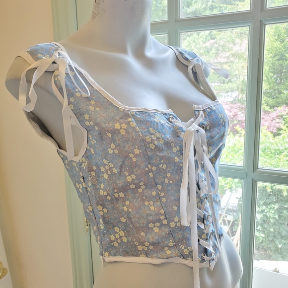 Cider Tops - Cider Floral Corset